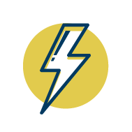icon of a lightening bolt